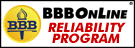 Better Business Bureau Reliability Logo