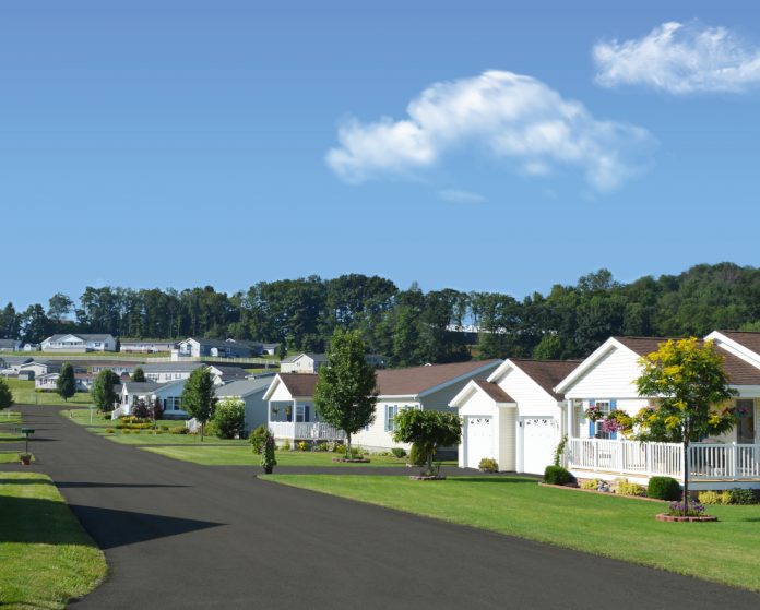 Rent out a mobile home neighborhood